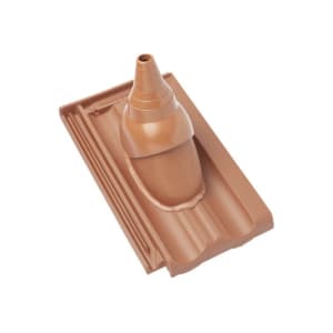 Braas Granat 11V Ton Antennenziegel Naturrot