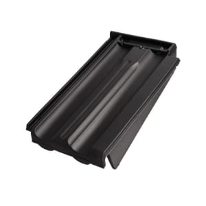 Braas Granat 11V Doppelmuldenpfanne Ortgangziegel rechts