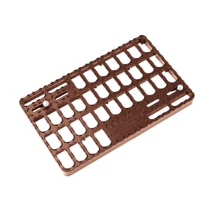 Braas Alu Sicherheitstritt 410x250 mm Kastanie