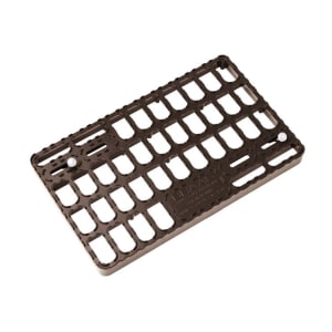 Braas Sicherheitstritt 41x25 cm Alu Braun