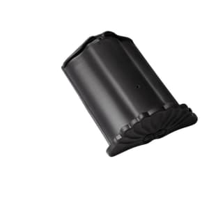 Braas Sattelfirstanfänger (H) Muschel inklusive Klammer Anthrazit