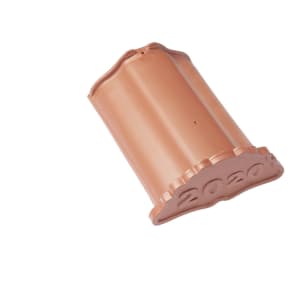 Braas Sattelfirstanfänger Jahreszahl (H) inklusive Klammer Kupferrot