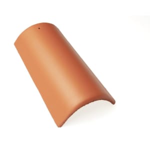 Braas Firststein Matt inklusive Klammer Klassischrot