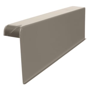 Briel Windschutz-Ortgang Aluminium 6/16 rechts B-Granit mit Spenglerschrauben