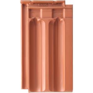 Erlus Falzziegel 1. Sorte  Rot engobiert