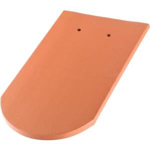 Erlus Biber Rundschnitt 1 1/4 Ziegel Naturrot