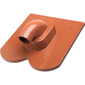 Erlus Biber Rundschnitt Aluminium Solar Durchführungsziegel