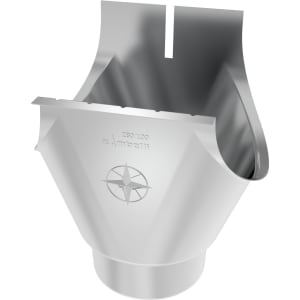 Rinneneinhängestutzen Zink halbrund 7-teilig NW125/100