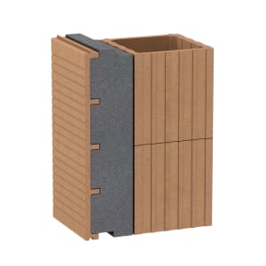 Schlagmann Poroton-Stützendämmschalung SDS -365 Wand 249x365x500mm