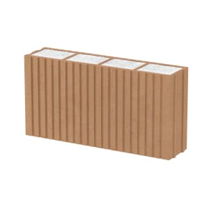 Schlagmann Poroton-WDF-120, Ausgleichsziegel, 495x120x249mm mit Perlitfüllung