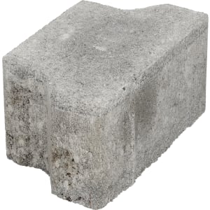 Godelmann GDM.H stone Halbstein 10 x 16,5 x 8 cm, mit Mikrofase nativo - unbearbeitet Grau