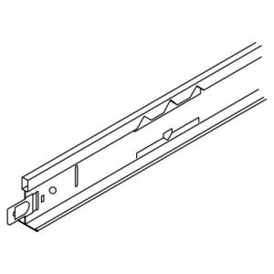 OWA Tragprofil Nr. 45 B/H/L 24/38/3750mm Sichtseite Weiß