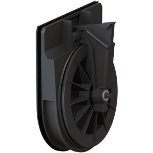 Kessel Einschiebeteil DN 100, mit Klappe und Dichtung