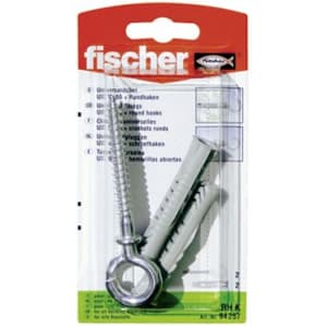fischer Universaldübel mit Rundhaken UX 10 x 60 RH K, 2 St.