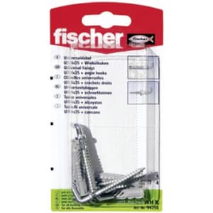 fischer Universaldübel mit Winkelhaken UX 6 x 35 WH K, 4 St.