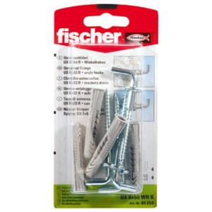 fischer Universaldübel mit Winkelhaken UX 8 x 50 WH K, 4 St.