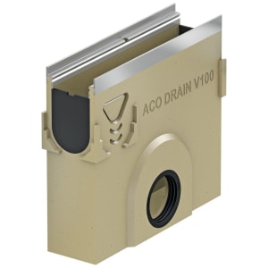 ACO DRAIN Multiline V100E Einlaufkasten KF DN150 V2A