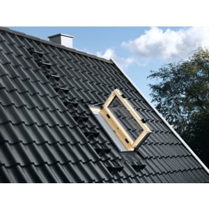 VELUX Dachfenster GXL FK06 3066 Wohn-Ausstiegsfenster klar lackiert Energie Plus Alu