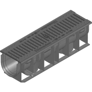 Hauraton Recyfix Standard 100 Rinne mit Gussrost Typ 0105 SW 80/6