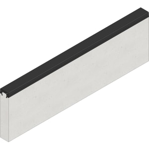 Hauraton Sportfix Softrandstein 1.000 x 60 x 300 mm schwarz