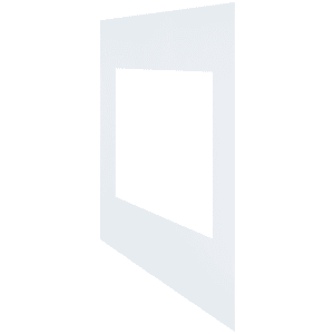 ACO Rückwand für Lichtschacht 1000X1000X600, Weiß