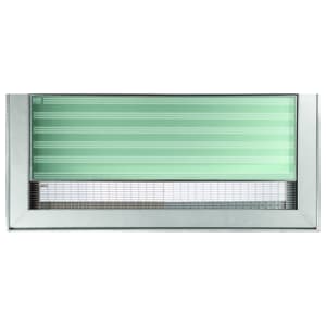 ACO Vario Abdeckung 1000X600 Glas hinten, Maschenrost und Randeinfassung Edelstahl