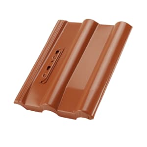 Lehmann Metalldachplatte Click 17 716009 für Braas Frankfurter Pfanne Ziegelrot