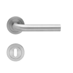 Karcher Zimmertüren-Garnitur Buntbart Malta ER25 Edelstahl Matt