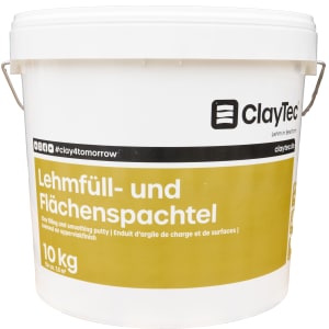 ClayTec Lehm Füll- und Flächenspachtel Natur-Hell 10 kg