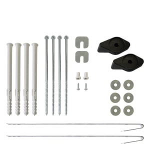 MEA Lichtschacht-Befestigungsset bis 120 mm Dämmung