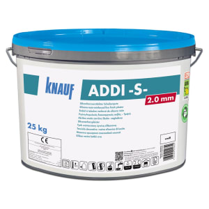 Knauf Addi S Siliconharzverstärkter Scheibenputz 2,0 mm farblos 25 kg