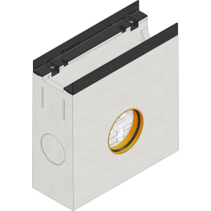 Hauraton Faserfix Super 100 Einlaufkasten mit Gusszarge