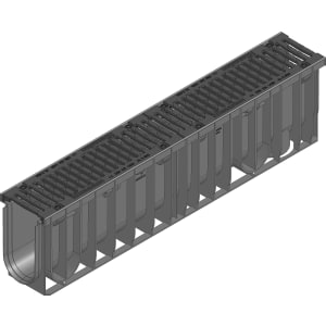 Hauraton Recyfix NC 100 Rinnen mit Gussrost E 600 Typ 020