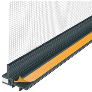 TRiooo Anputzleiste MultiGewebe dunkelgrau, ähnl. RAL 7016 (mehrteilig mit Membran und Gewebestreifen)