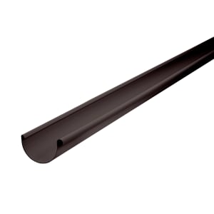 Protektor Dachrinne halbrund NW 125 BC dunkelbraun 200 cm