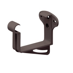 Protektor Stirnbrett-Kastenrinnenhalter NW 68 BC dunkelbraun