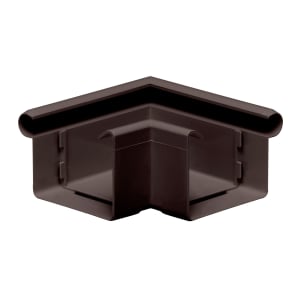 Protektor Kastenrinnen-Winkel 90° außen NW 68 BC dunkelbraun