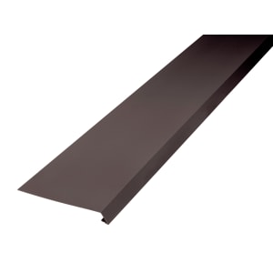 Protektor Rinneneinhang ohne Wasserfalz 200 mm BC dunkelbraun