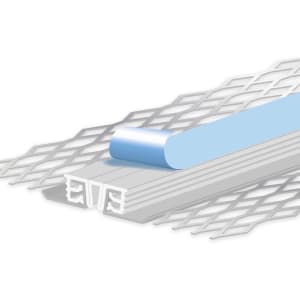 3ks Dehnfugenprofil Combi 3230 für Putzstärke 10 mm oder 15 mm umsteckbar, Länge 3 m