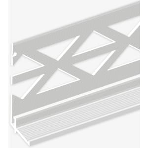 3ks PVC Sockelabschlussprofil 6114 14 mm Putzstärke 2,5 m für Außenputze