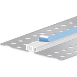 3ks Dehnfugenprofil S 7531 WDVS für Putzstärke 10 mm 2,6 m mit PVC Mittelteil für ebene Wandfläche