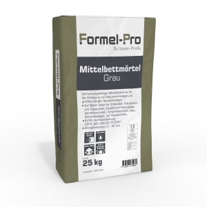 Formel-Pro Mittelbettmörtel Grau 25 kg