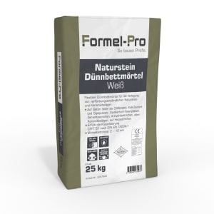 Formel-Pro Naturstein Dünnbettmörtel Weiß 25 kg