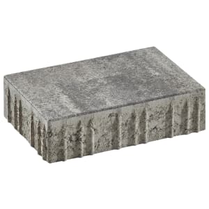 casafino Pflasterstein Aqua Linear Silbergrau-nuanciert, 30 x 20 x 8 cm