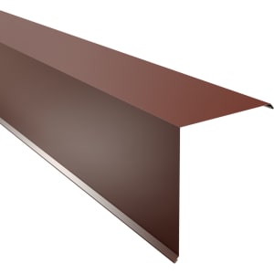 Ortgangblech beschichtet 0,75 mm 2-Kant