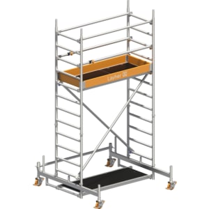 Layher Uni-Leichtgerüst mit Uni-Telegeländer