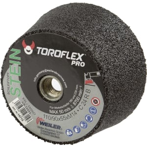 Toroflex Classic Schleiftopf 110/90x55xM14 Stein Korn 24