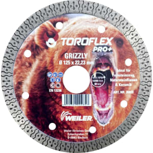 Toroflex Diamanttrennscheibe Grizzly