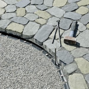 Braun Befestigungsschiene PAVE-EDGE Lightflex, 2 m