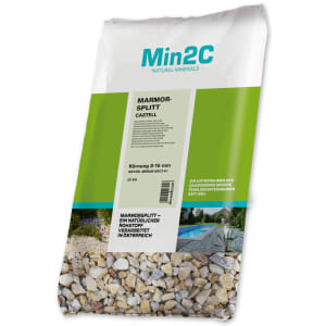 Marmorsplitt 8-16 mm, castell, 25 kg